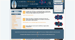 Desktop Screenshot of camerapenaleligure.it